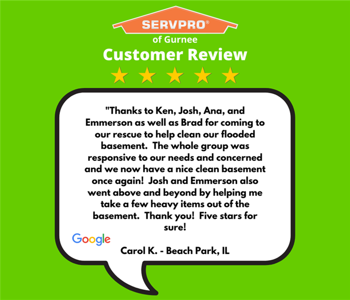 Review from a customer in Beach Park IL
