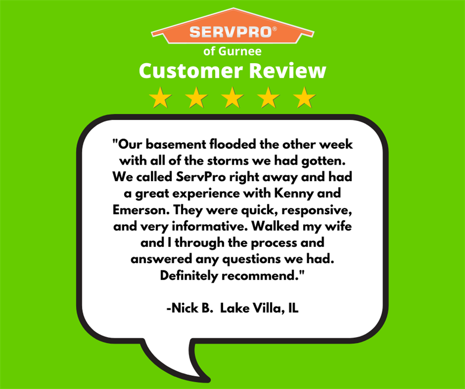 Review from a customer in Lake Villa, IL