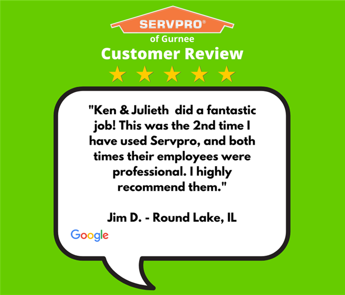 5 star review from customer in Round Lake, IL