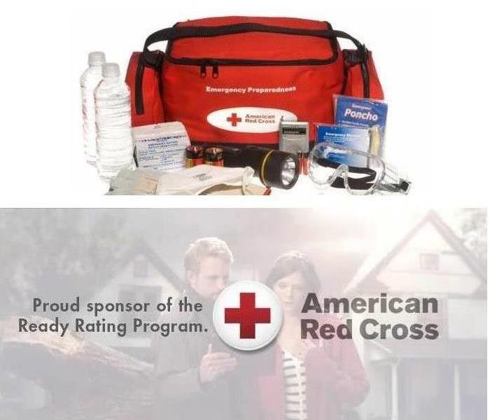 Emergency preparedness kit from the Red Cross