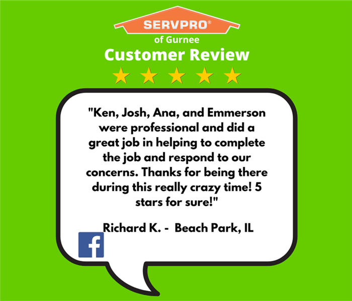 5 star customer review in beach park, il